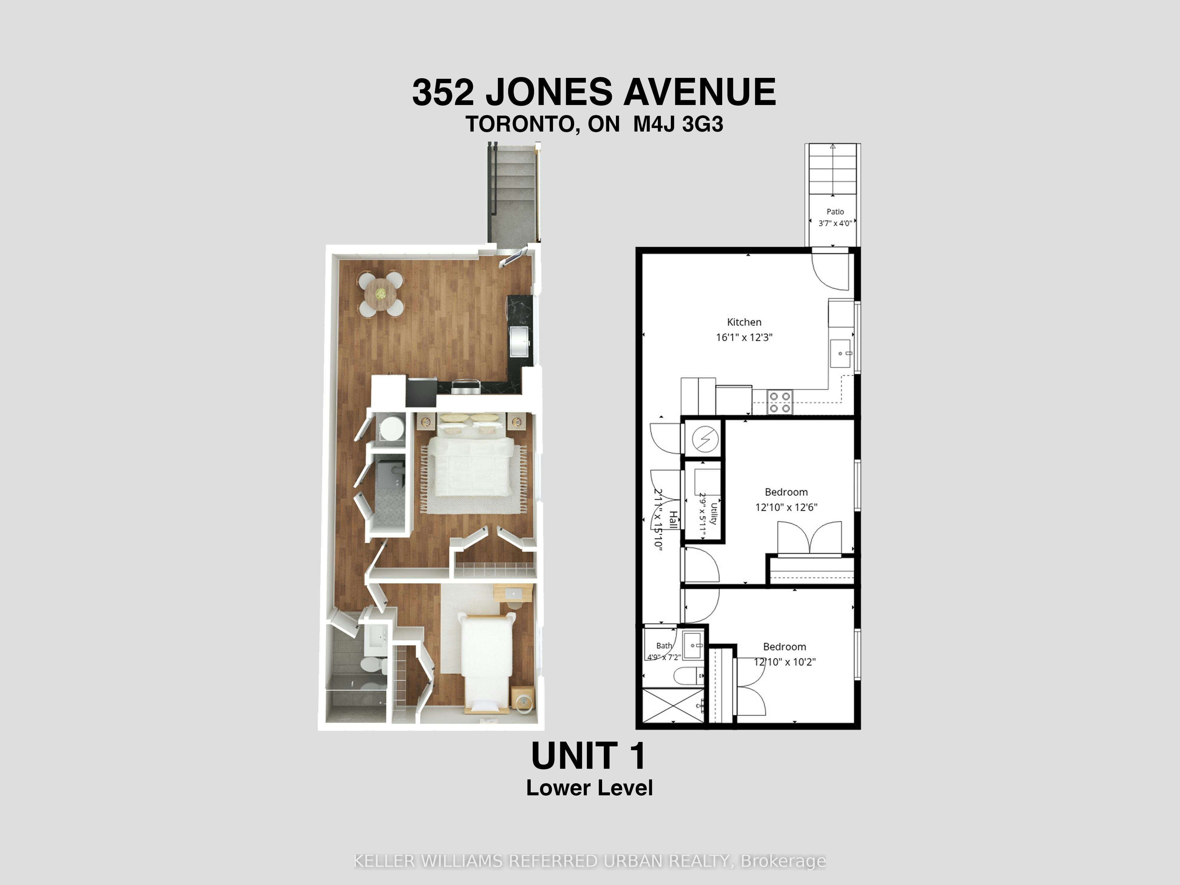 1-352 Jones Avenue, Toronto, ON, M4J 3G3 - 13