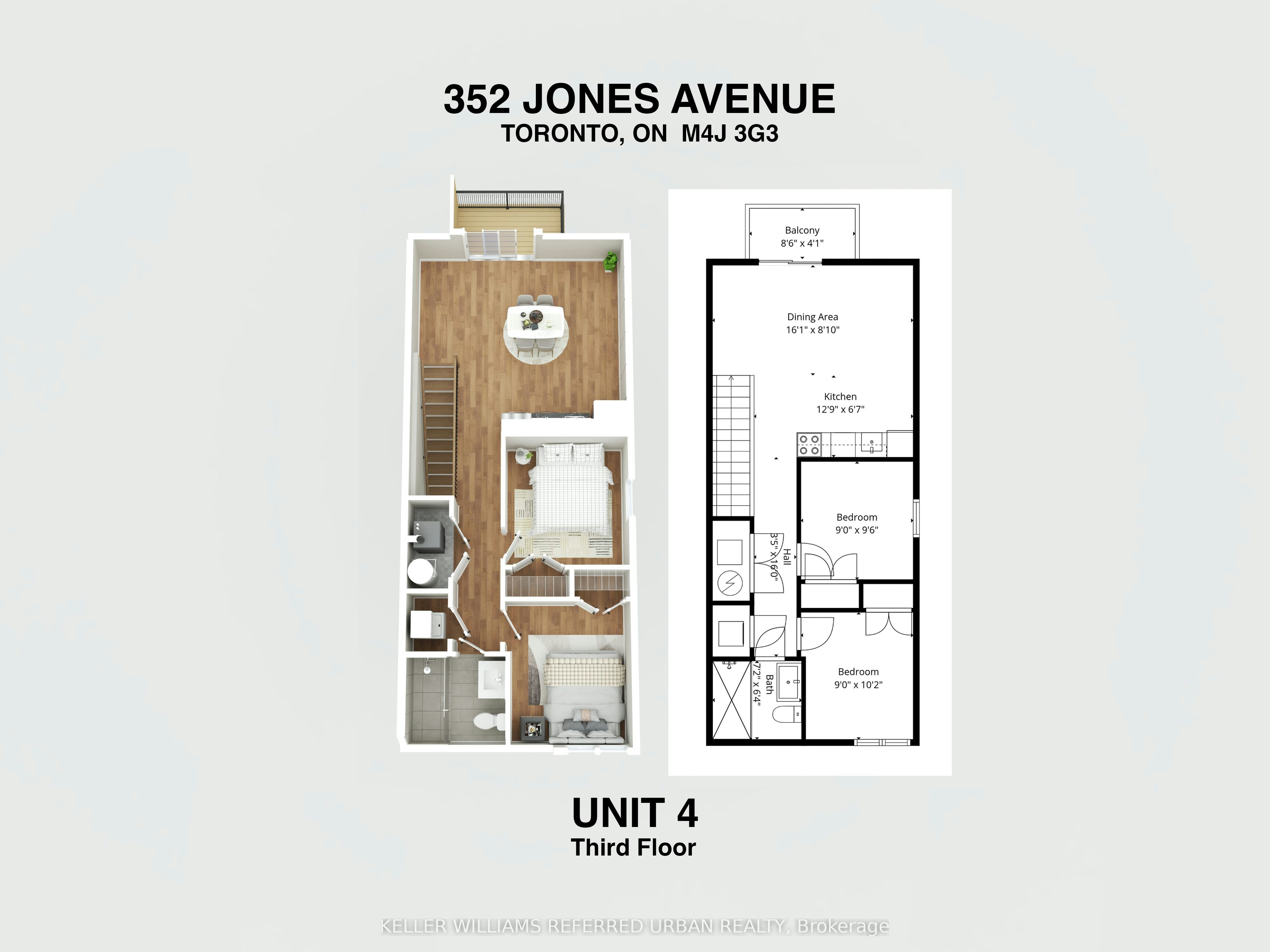 4-352 Jones Avenue, Toronto, ON, M4J 3G3 - 15