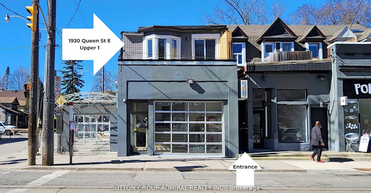 Upper 1-1930 Queen Street E, Toronto, ON, M4L 1H6