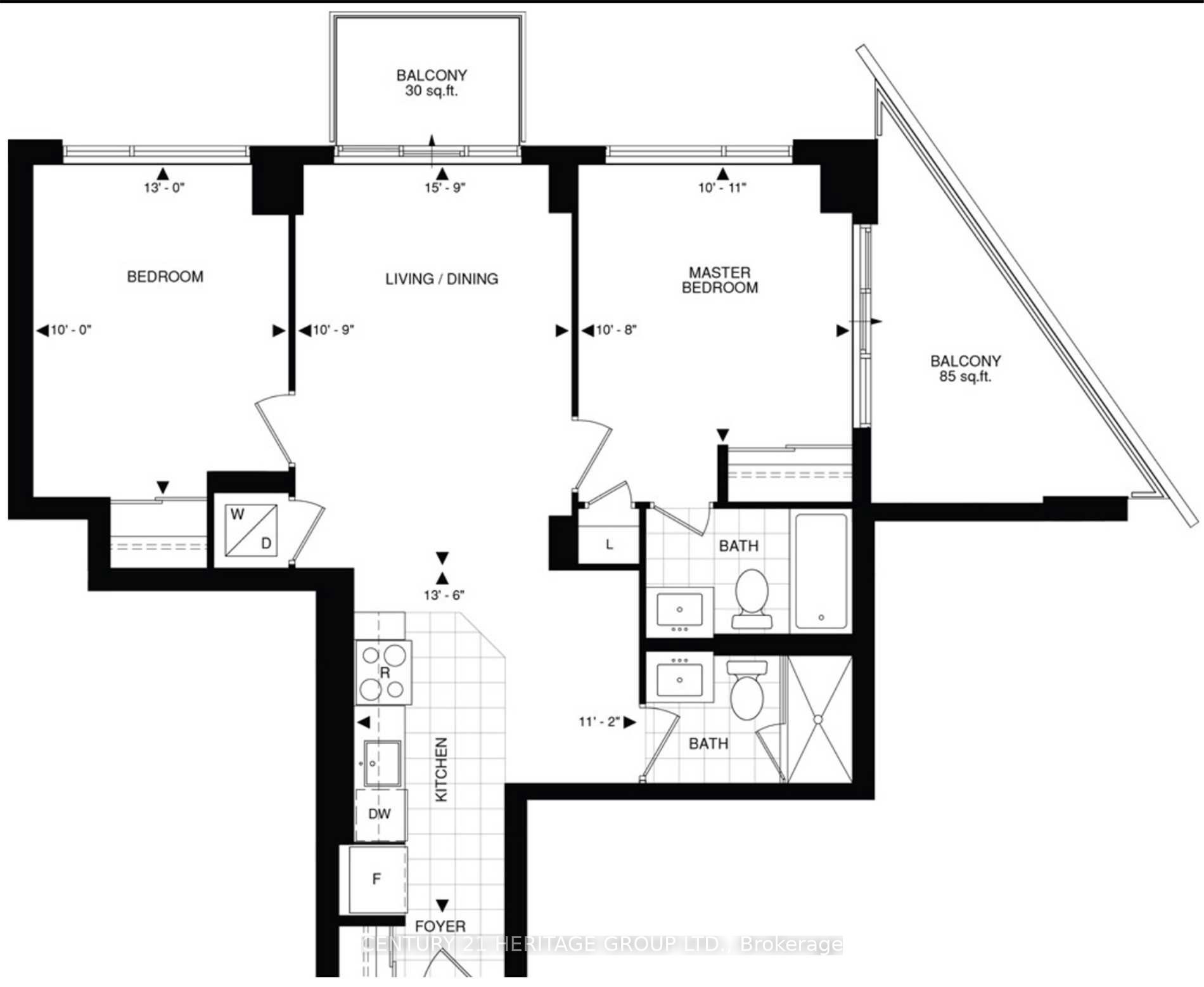 NW 2202-9201 Yonge Street, Richmond Hill, ON, L4C 6Z2 - 2