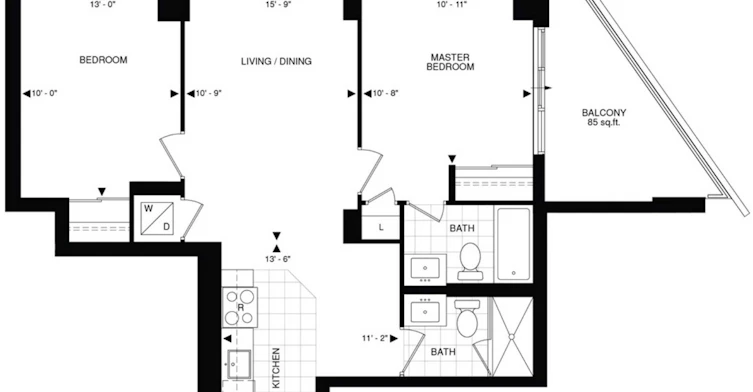 NW 2202-9201 Yonge Street, Richmond Hill, ON, L4C 6Z2 - 2