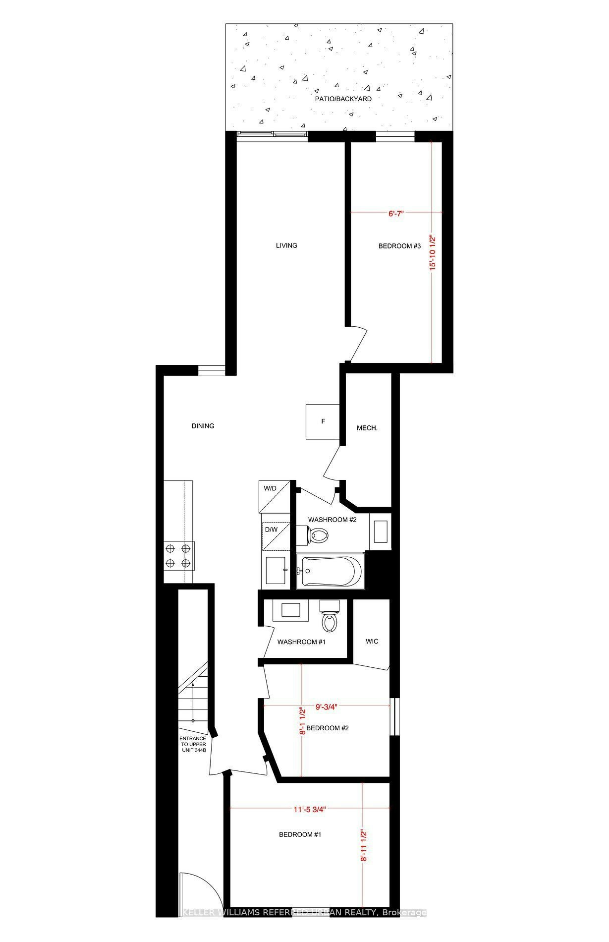 Room 3-344 Bartlett Avenue N, Toronto, ON, M6H 3G7 - 11