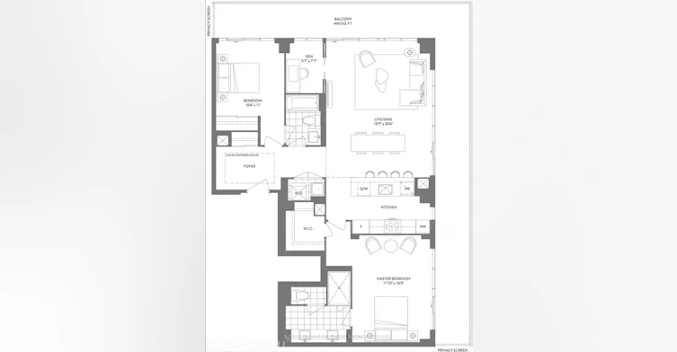 LPH 1-70 Annie Craig Drive, Toronto, ON, M8V 0G2 - 33