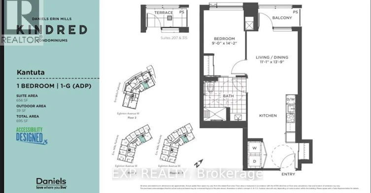 716-2495 W Eglinton Avenue W Avenue, Mississauga, ON, L5M 2T2 - 22