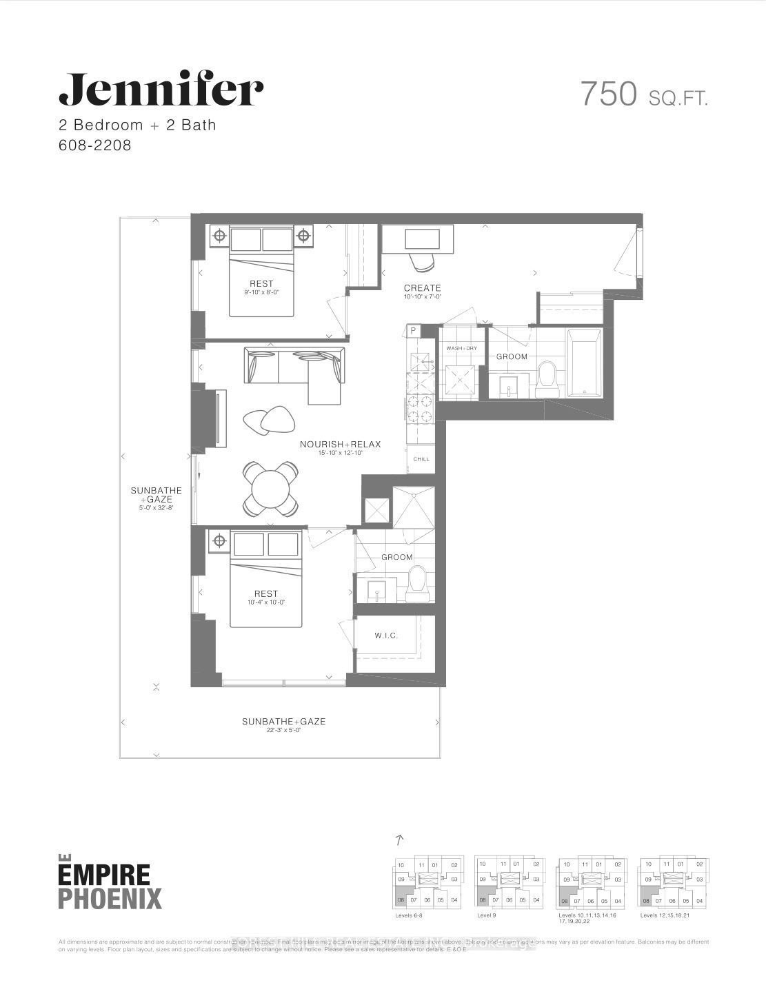 2108-251 Manitoba Street, Toronto, ON, M8Y 4G9 - 2