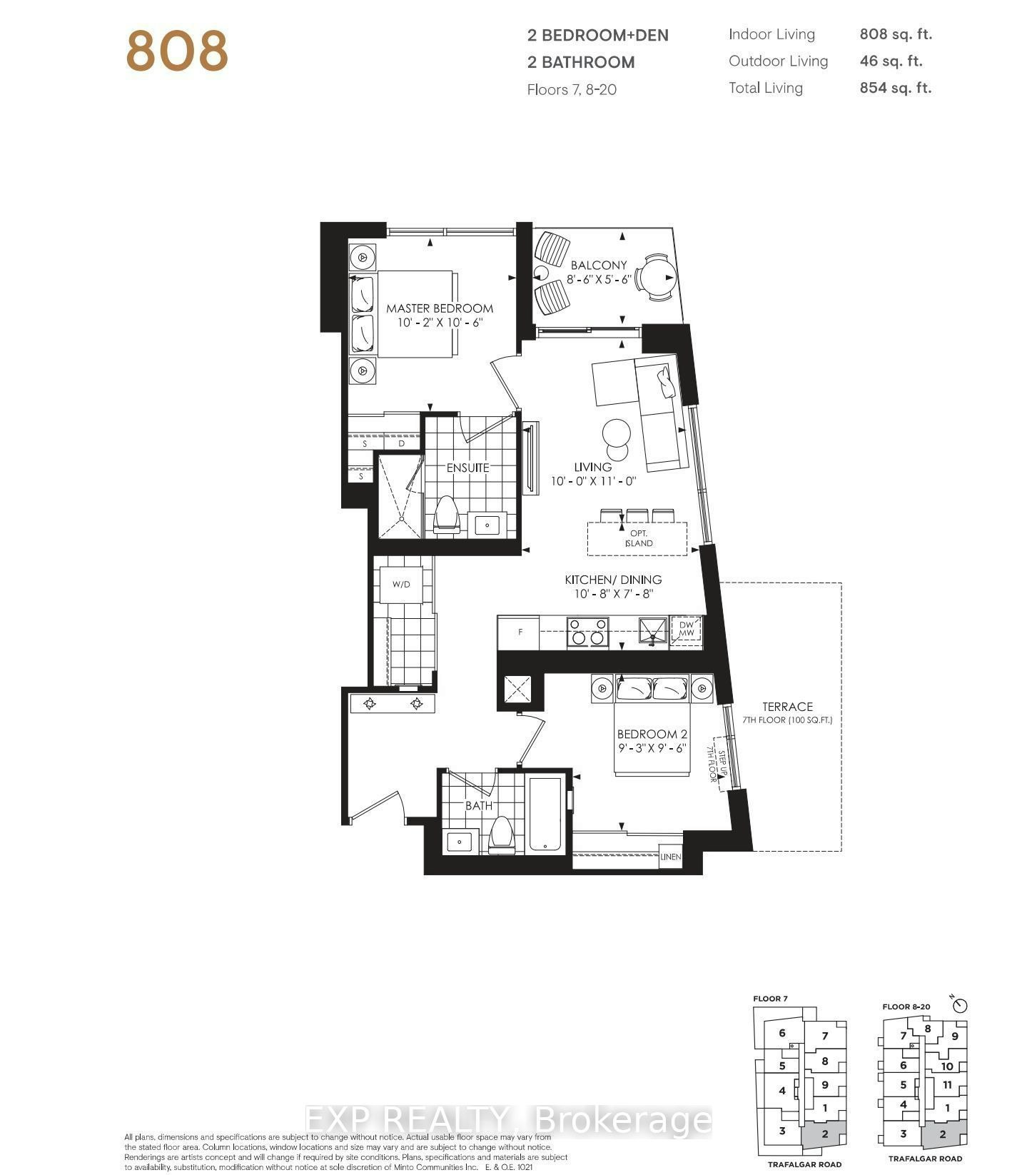 1602-3079 Trafalgar Road, Oakville, ON, L6H 8C5 - 2
