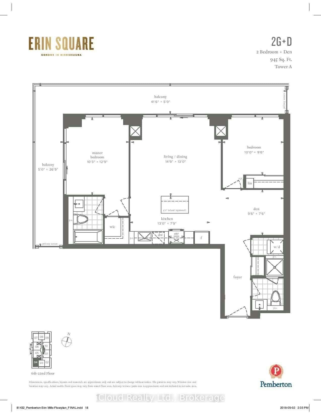 2004-4675 Metcalfe Avenue, Mississauga, ON, L5M 0Z8 - 3