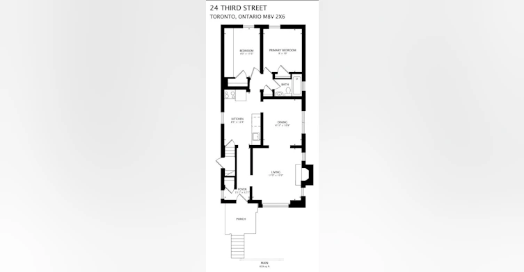 24 Third Street, Toronto, ON, M8V 2X6
