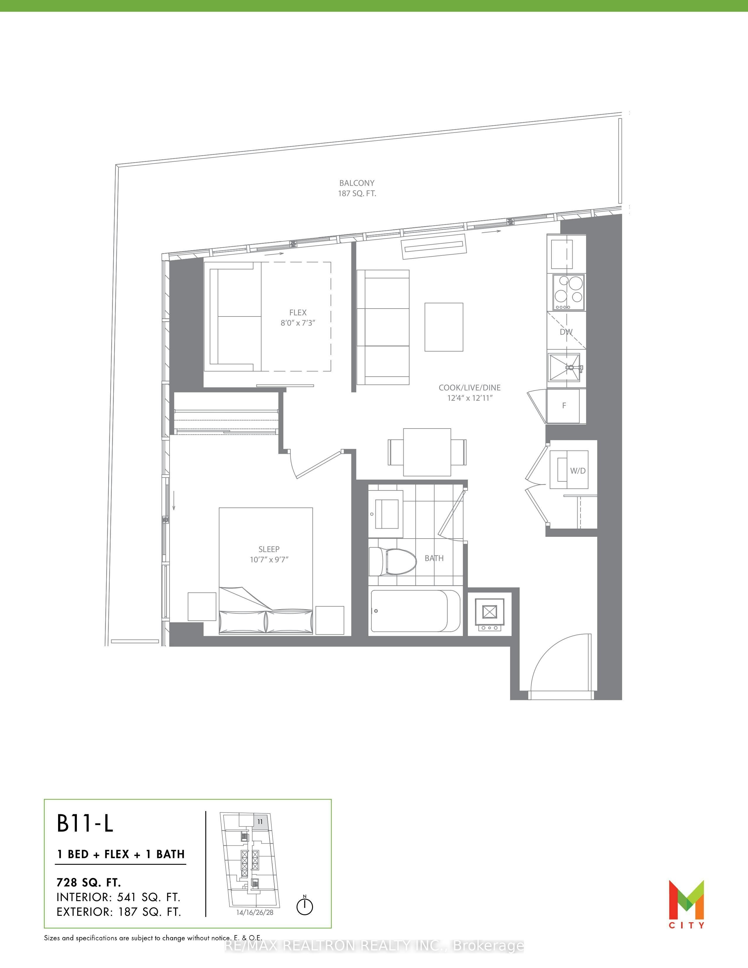 1411-3900 Confederation Parkway, Mississauga, ON, L5B 0M3 - 27