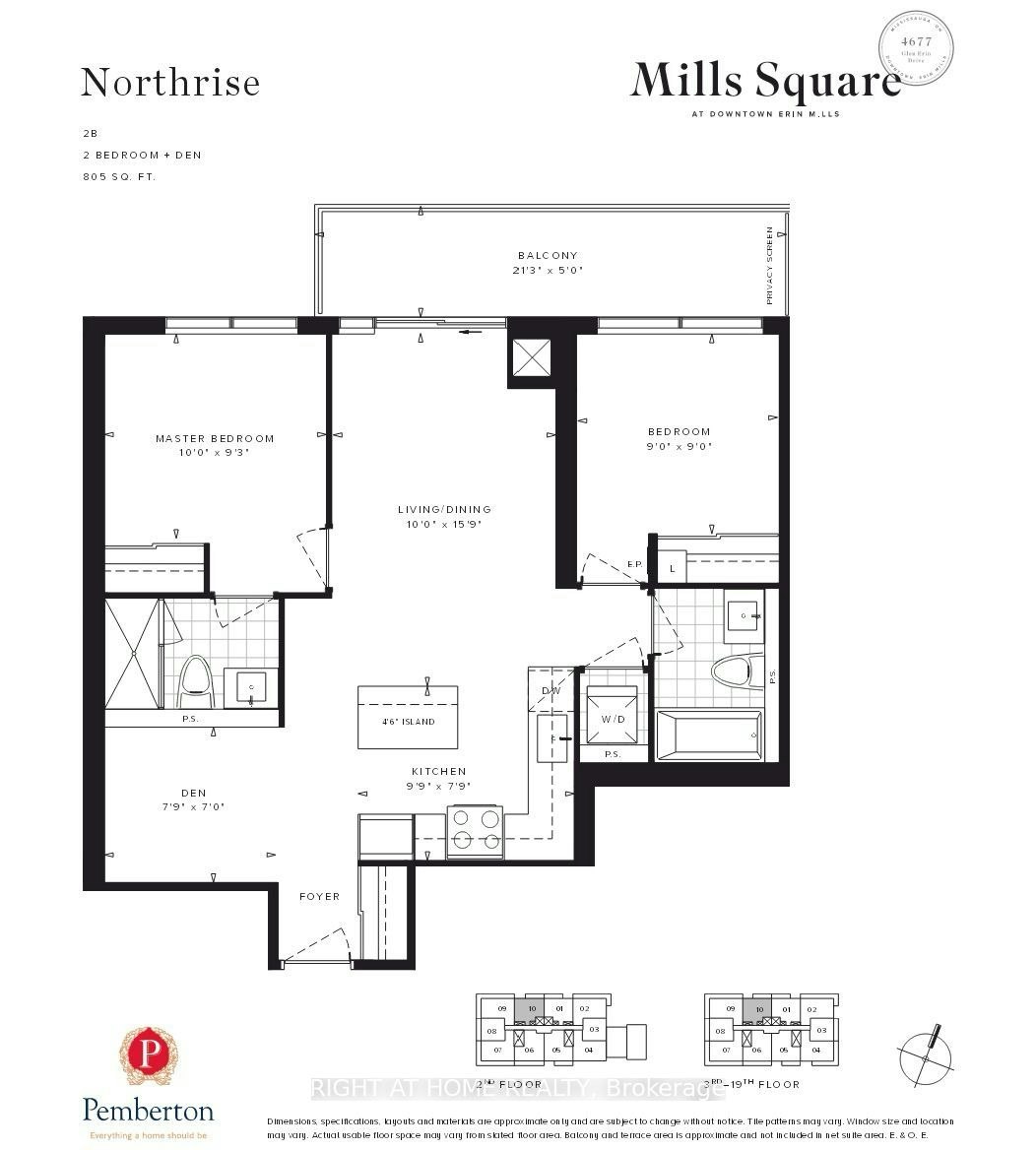 1810-4677 Glen Erin Drive, Mississauga, ON, L5M 2E3 - 18