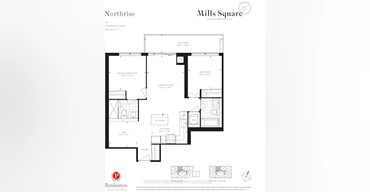 1810-4677 Glen Erin Drive, Mississauga, ON, L5M 2E3 - 18