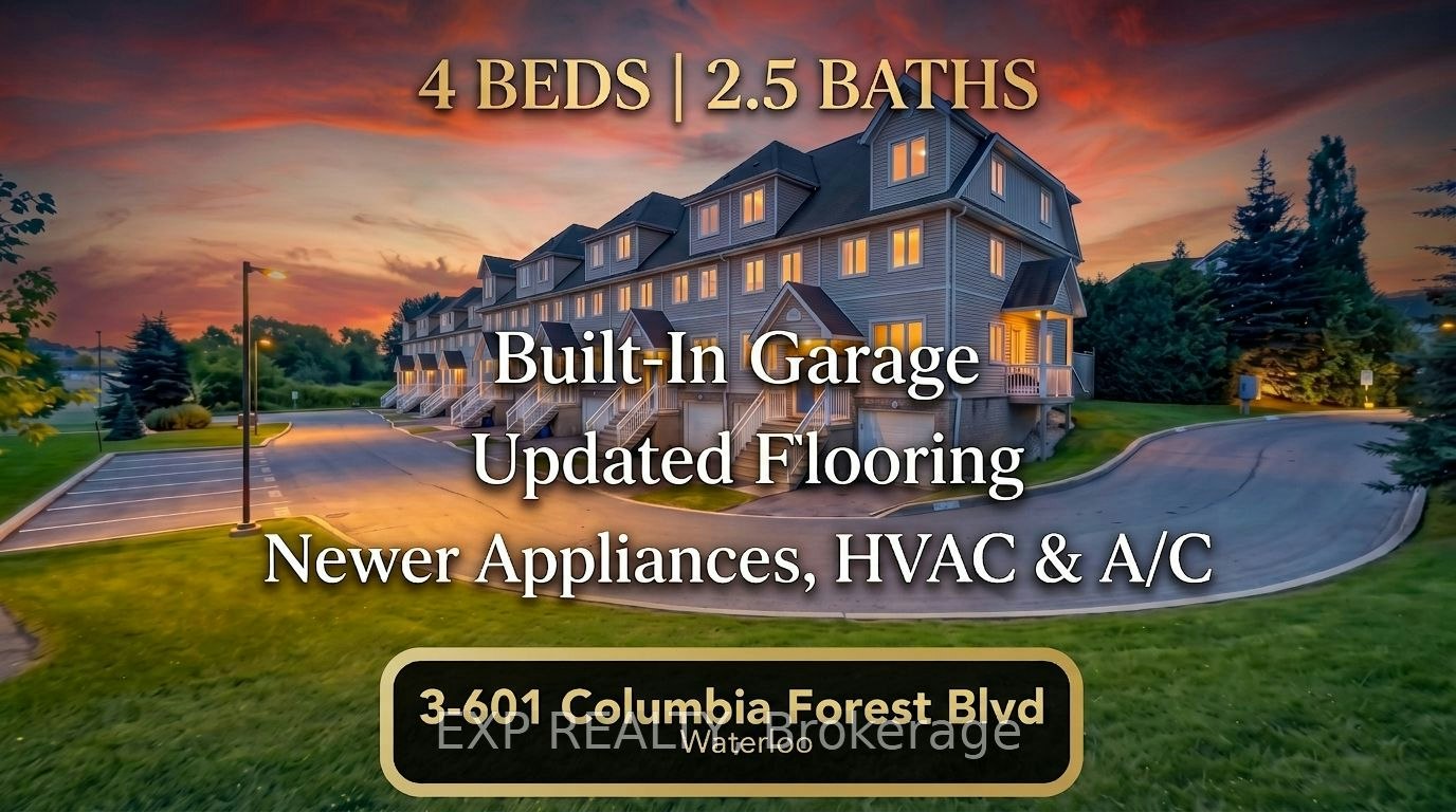 3-601 Columbia Forest Boulevard, Waterloo, ON, N2V 2K7