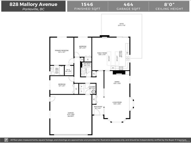 828 Mallory Avenue, Parksville, BC, V9P 2M1 - 10