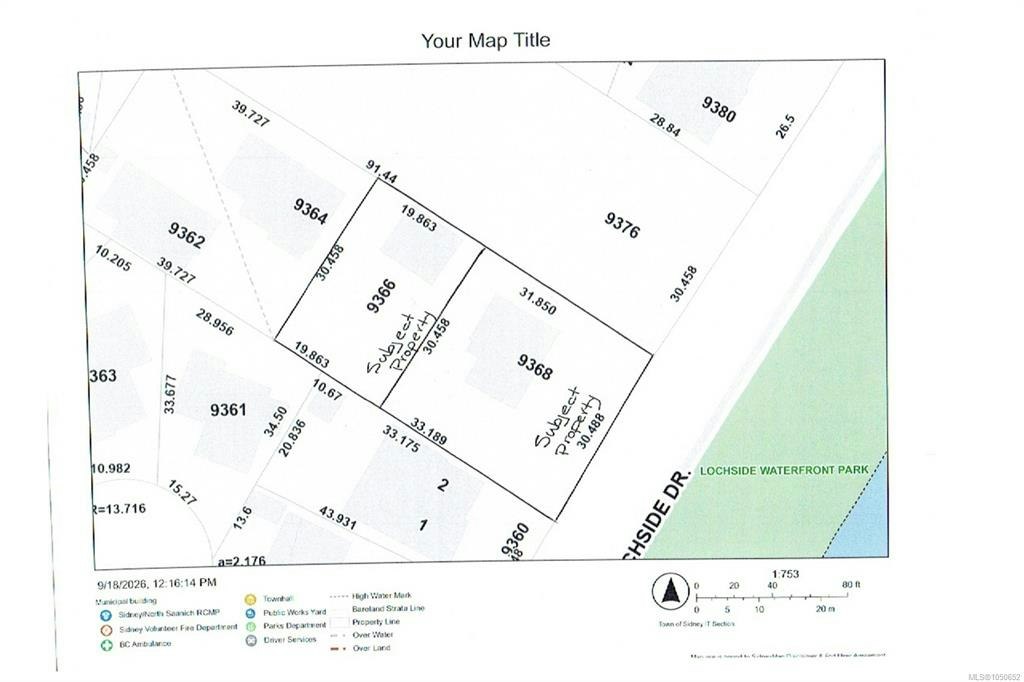 9366 Lochside Drive, Sidney, BC, V8L 1N7